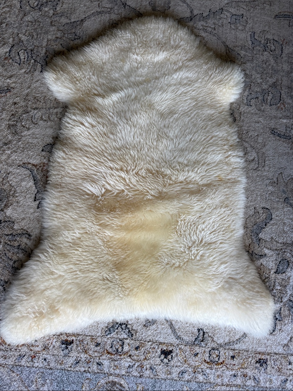 Sheepskin rug